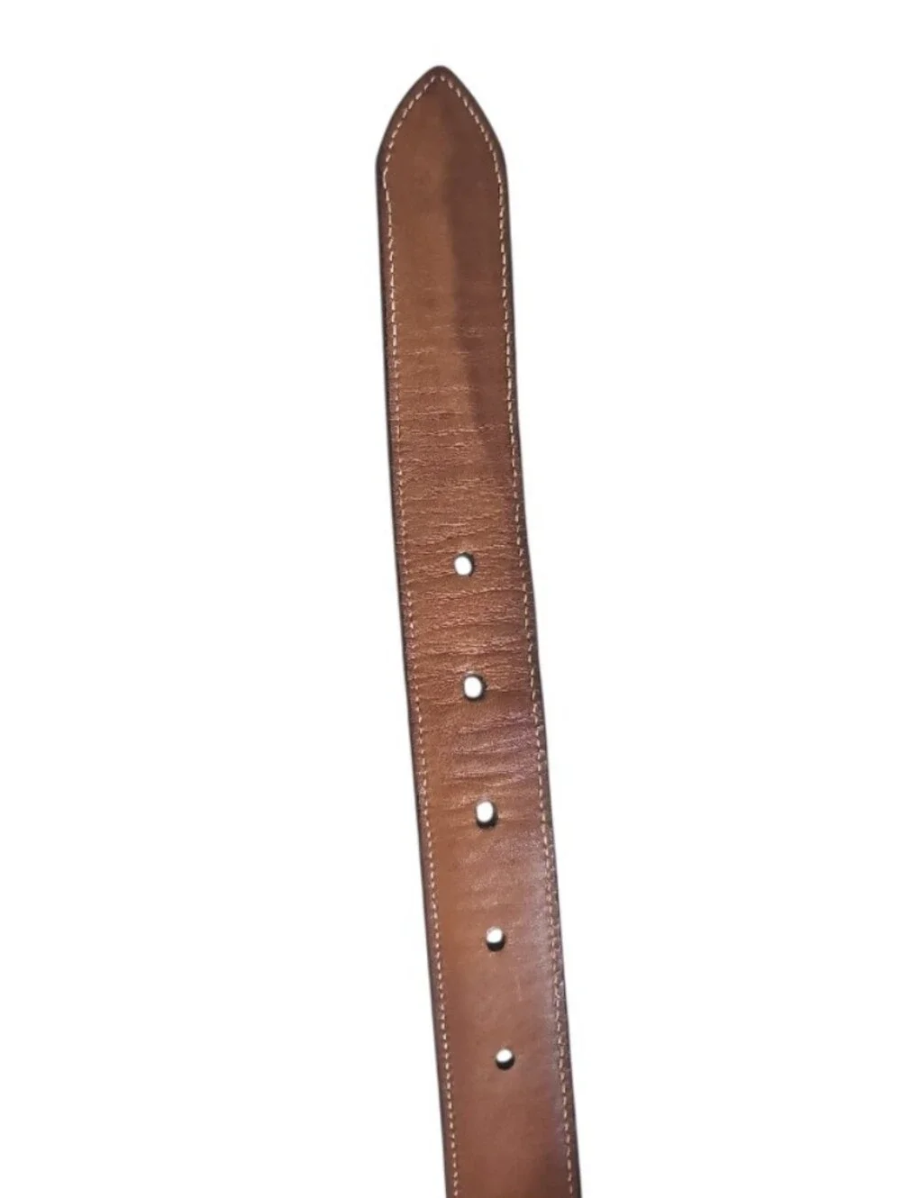 Trafalgar Italian Calfskin Leather Belt Brown Croc Embossed USA Men 38 Dress